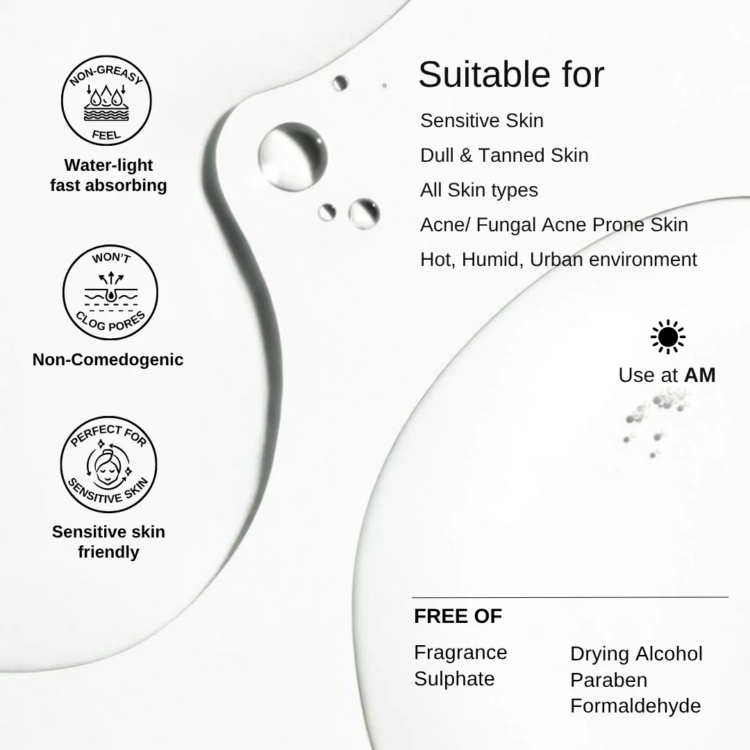 Hydrashield Vitamin C + Peptide Watery Gel Sunscreen SPF50 PA++++ - Image 5