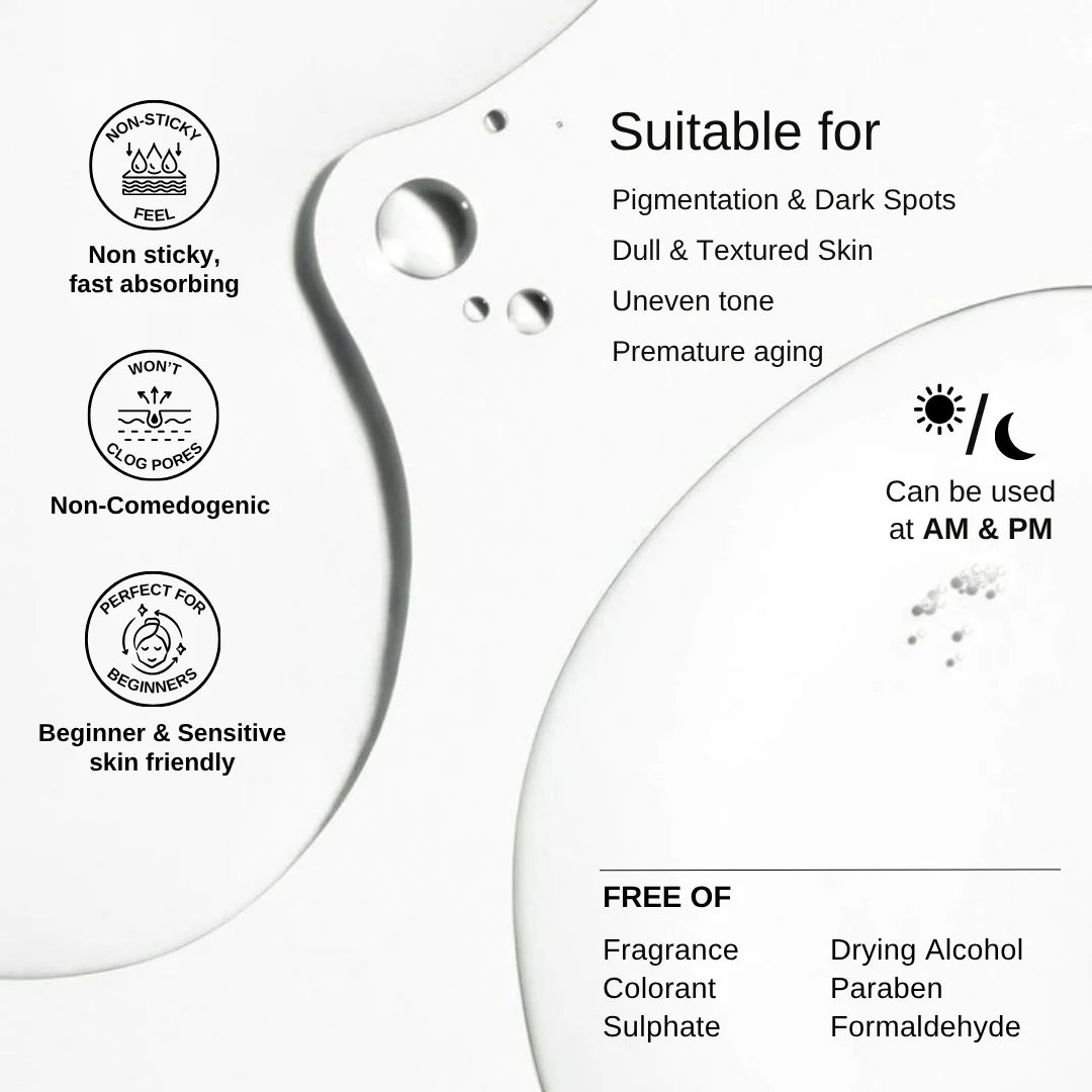 Vitamin C Brightening Serum with Arbutin & Nag - Image 6